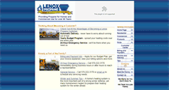 Desktop Screenshot of lenoxpropane.com